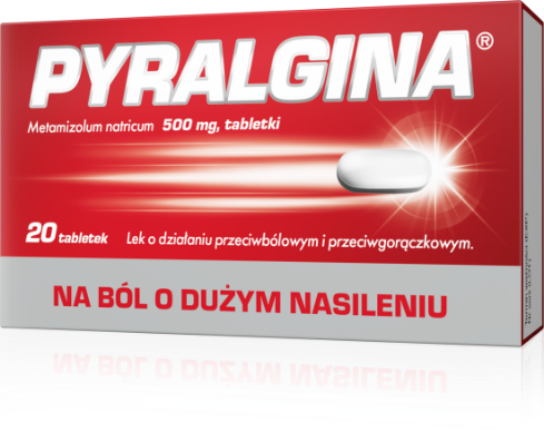 Opakowanie: PYRALGINA 20 tabletek